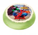 Spiderman tårta